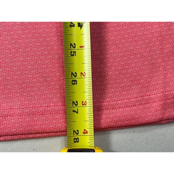 Grand Slam Performance Mens Coral Polo Shirt L 100% Polyester Breathable Fabric - Picture 6 of 12